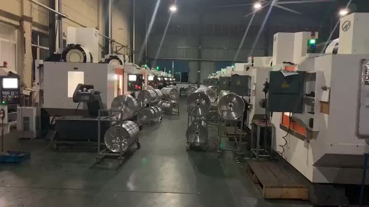 Alloy wheels CNC machining line