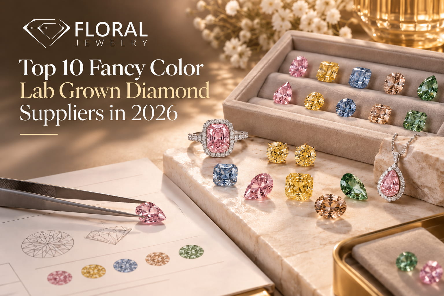 Κορυφαίοι 10 προμηθευτές Fancy Color Lab Grown Diamond το 2026