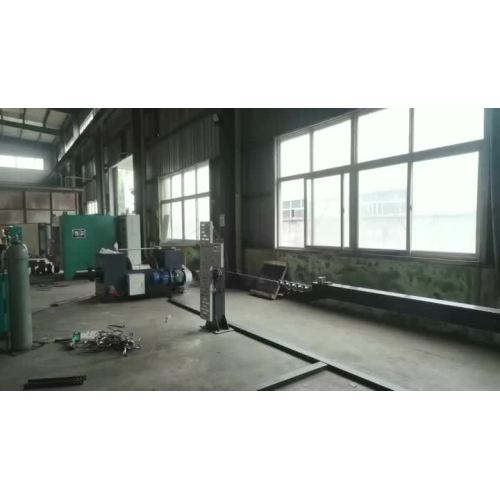 FCW drawing machine with drum packer