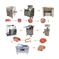 Automatic Ham Sausage Enema Bind/Tying Knot Clipping Machine1