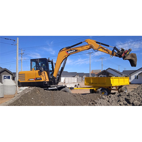 CATSU factory and CATSU T06 TiltRotator working on Excavator Volvo, Komatsu, Kobelco, Sany