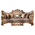 High-End European French Luxury Handcrafted Solid Wood Carved Sofa Sets for Living Rooms1