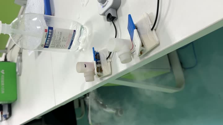 Teste de atomização de placa atomizadora médica