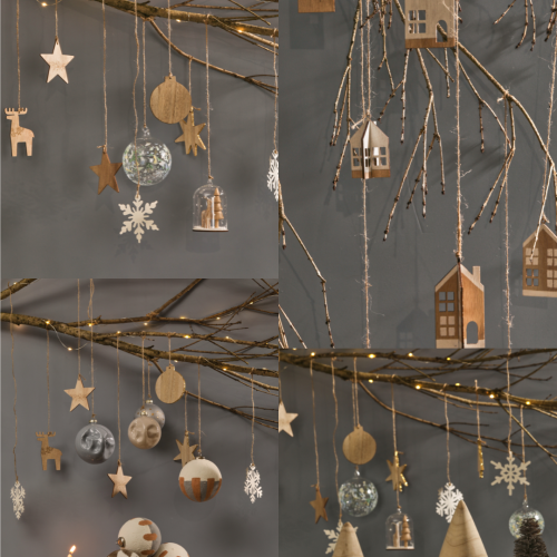 Adorn your home with our wooden christmas ornaments