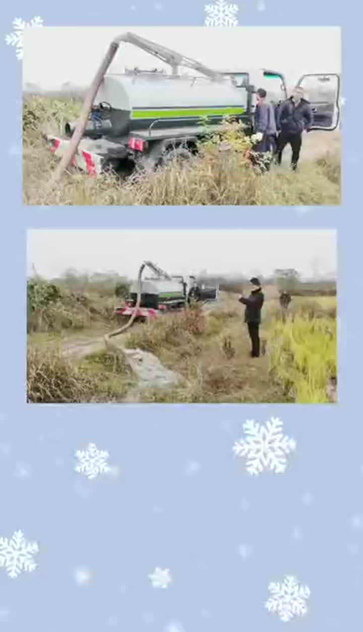 Camión de succión de aguas residuales (3)