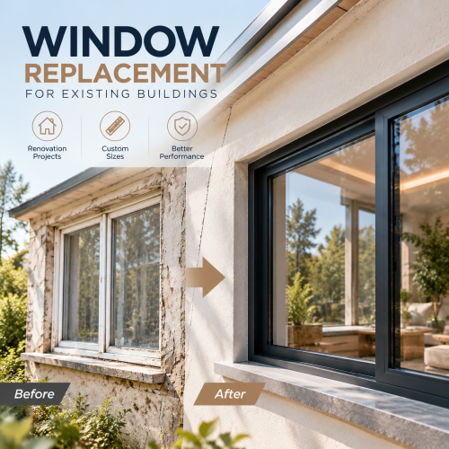 Replacing Windows in Existing Buildings: Measurements, Frame Options and Installation Planning