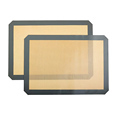 Easy Baking: 2 Non-Stick Silicone Mats for Convenient Roasting and Food Prep1