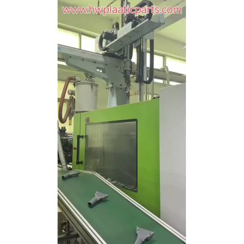 Grey injection molded plastic parts