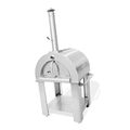 Garden Using Stainless steel wood fired pizza oven1