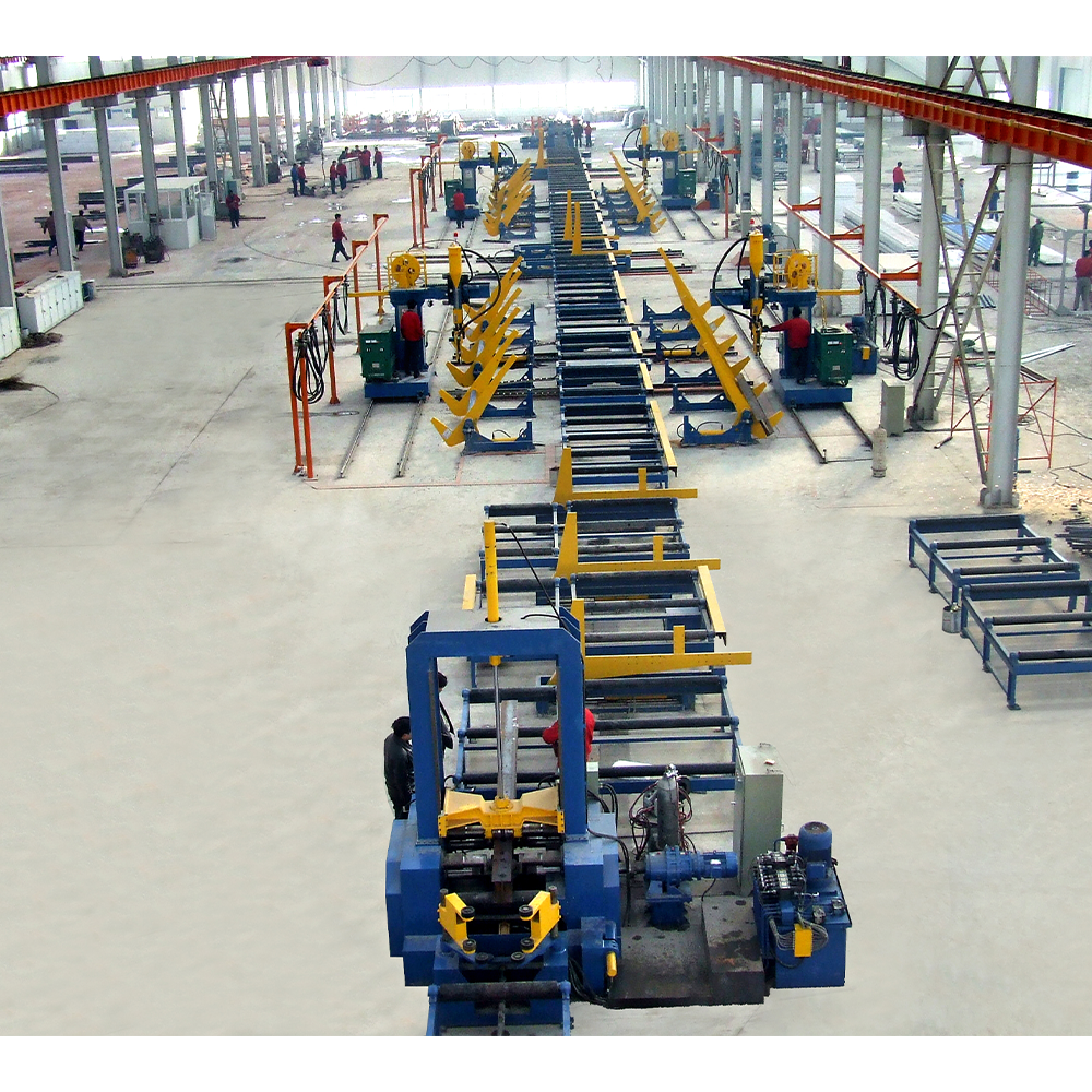 Heavy Duty Steel Structure H beam Production Line