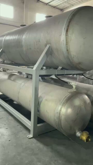 gas-water separator tank in workshop