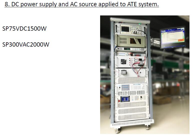 DC power supply and AC source applied to ATE system