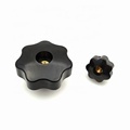 HL.12100 Plastic Nylon Star Knobs with Brass Threaded Inserts1