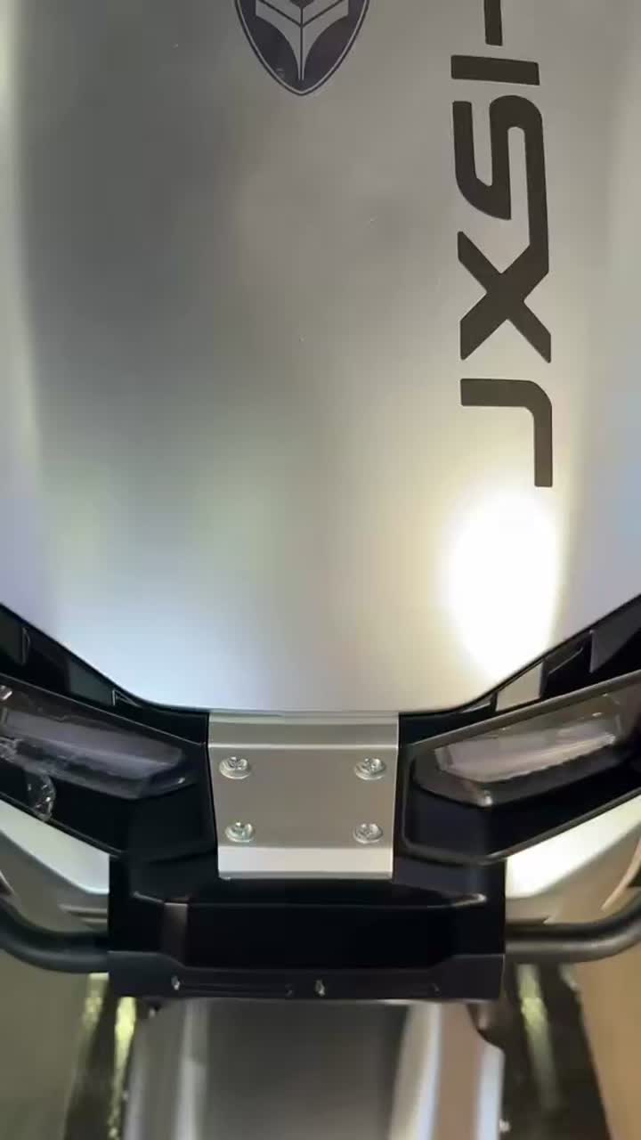 Contemporary Silver Electric Scooter for Urban Riders