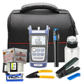 FTTH Fiber Optic Tool Kit: VFL and Optical Power Meter, Cleaver, and Stripper1