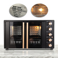 Junwei 50L 60L CE Approval Large Commercial Electric Pizza Ovens Stainless Steel Heating Element Aluminum Rotary Casting Oven1