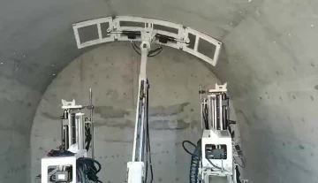 Twin- Boom Bolting Jumbo Work Scene Video