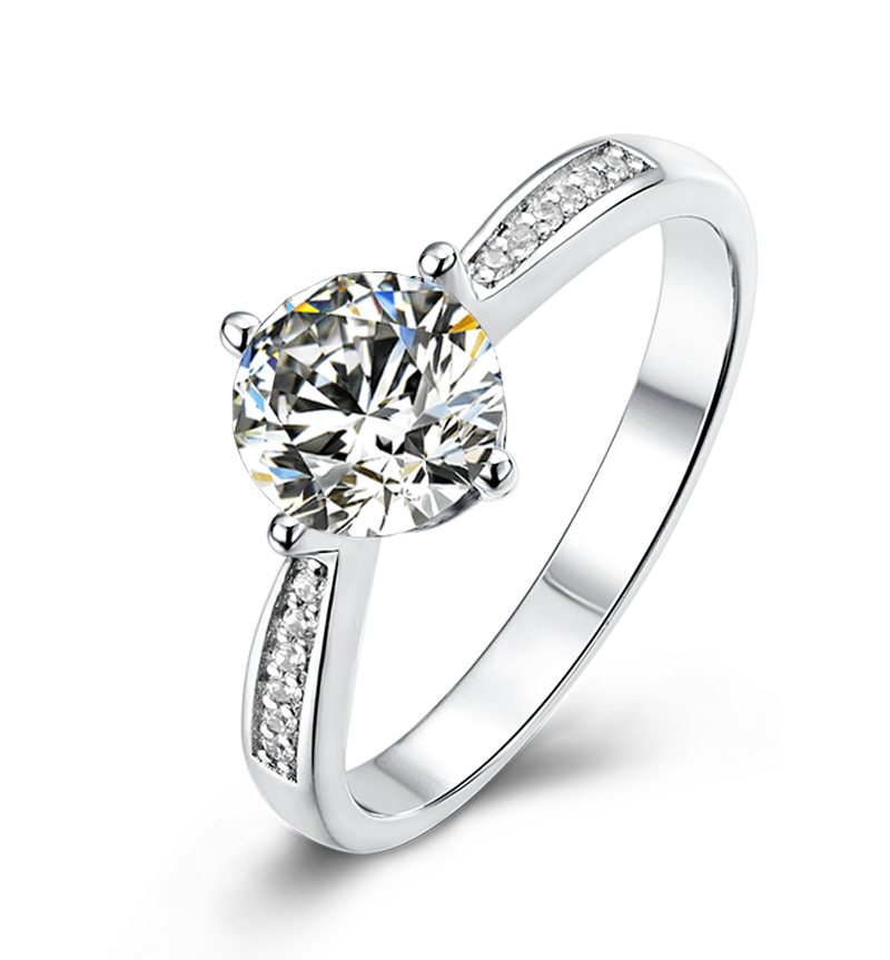 M02B Moissanite Women Ring