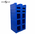 Customized Stackable Corrugated Plastic Bins for Clothes Storage1