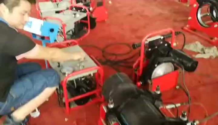 HDPE pipe butt welding machine