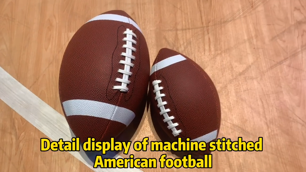 Custom Logo Football American PVC Foam Offizielle Größe 3 5 6 9 American Football Ball1