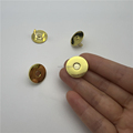 18 x 2mm Shiny KC Gold Magnetic Button Clasp for Bags - Ultra Thin and Strong Brass1