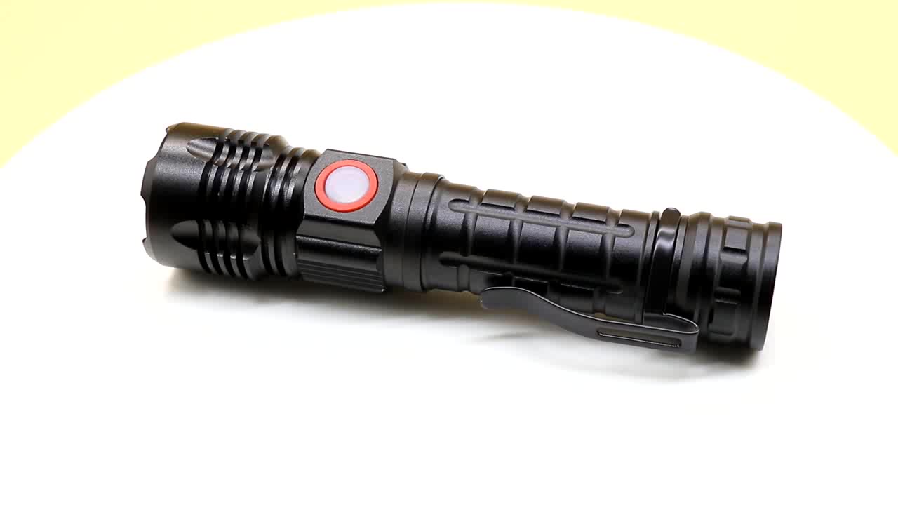 New XHP50 Led Torch 18650 Battery Aluminum 5 Modes USB Charging Zoomable 1000 lumen XHP50 Flashlight1