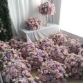 YAYUN A-1008 90cm Large White Flower Ball Wedding Centerpieces With Orchid1