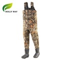 OEM Neoprene Chest Waders with Rubber Boots for Fishing and Hunting1