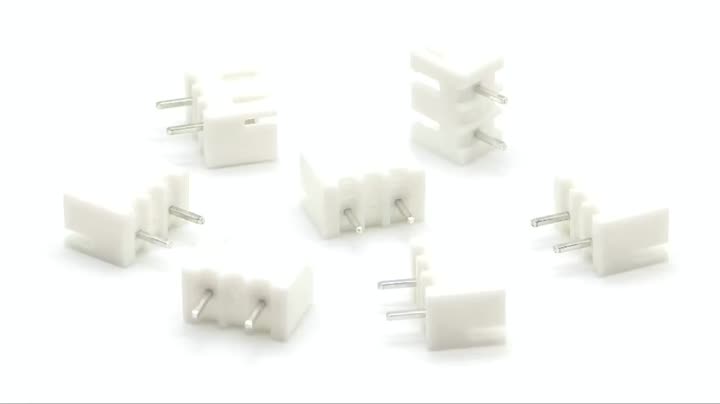 Wafer XH2.5 Connector Straight DIP NL66 White Missing Middle Pin Without Kinked Pin 3P