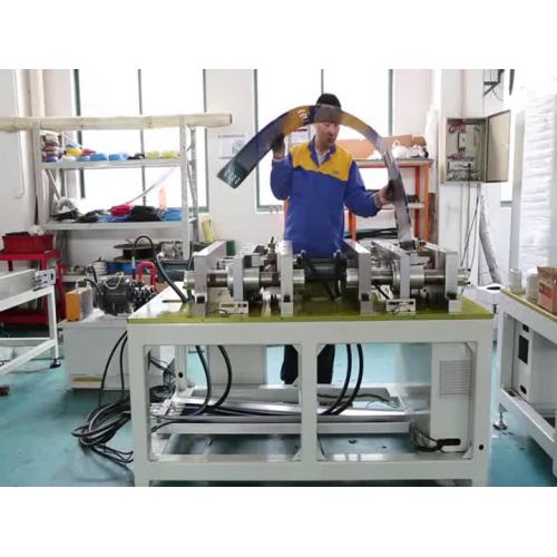 V-bending and lock-seaming machine