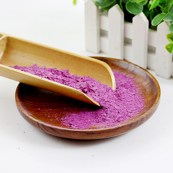 Dehydrated Purple Potato Snowflakes