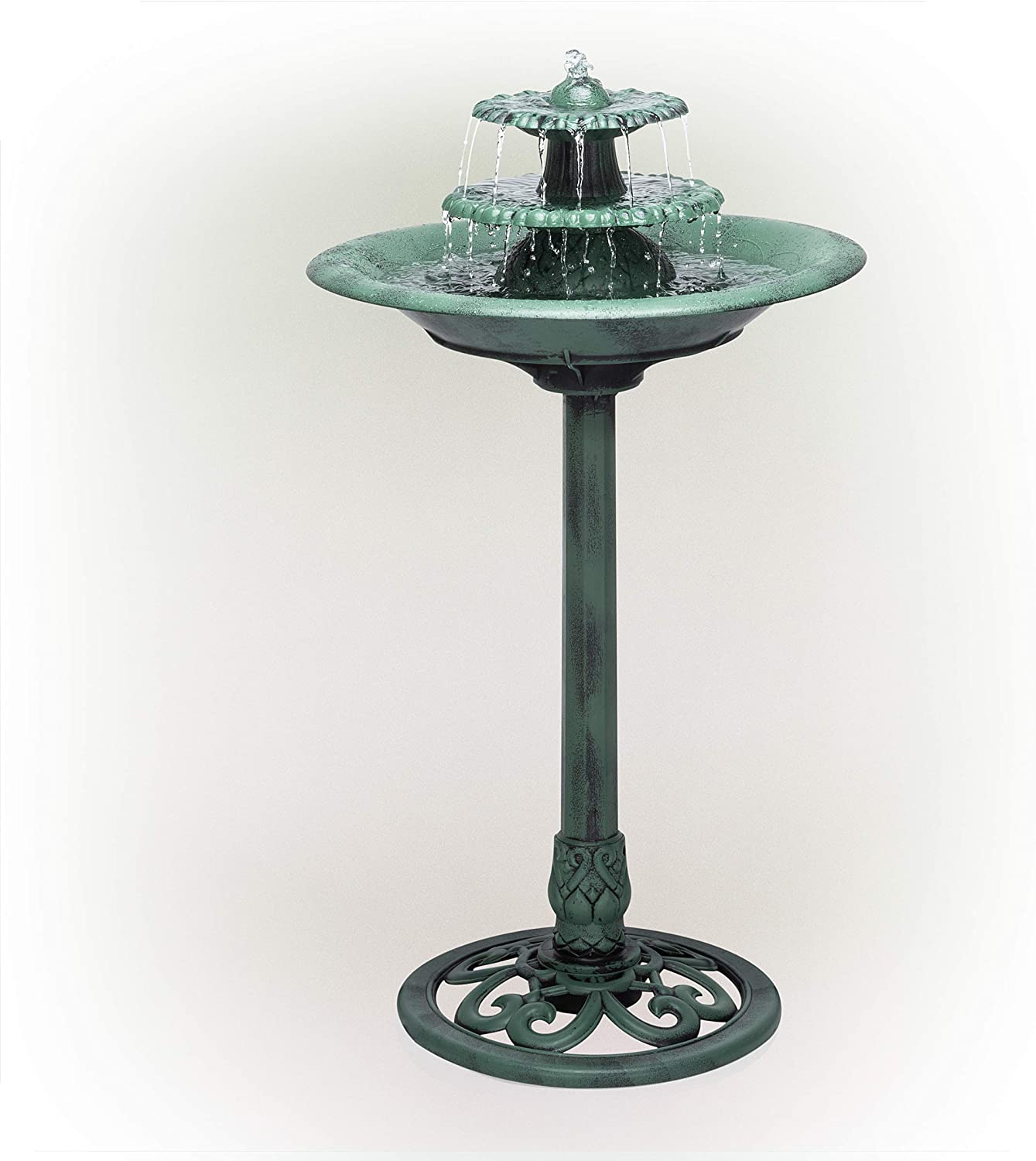 3 Tiered Pedestal Water Fountain and Birdbath