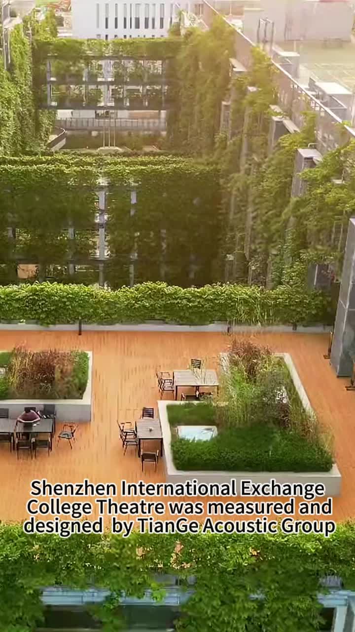 تم قياس وتصميم مسرح كلية Shenzhen International Exchange College بواسطة TianGe Acoustic Group