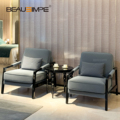 Luxury Luxury moderno silla individual sillón de cuero de alta gama apartamento salas de estar de la sala de estar muebles de balcón de balcón de ocio 1