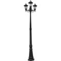 PH6103 IP44 Professional Outdoor Decorative Lighting: 2m Pole Lamp Post with Antique Plastic Finish and LED Technology1