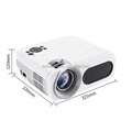 Hot Sale M7 White Portable Projector - Android 9 System, Bluetooth, 8K Video Decoding1