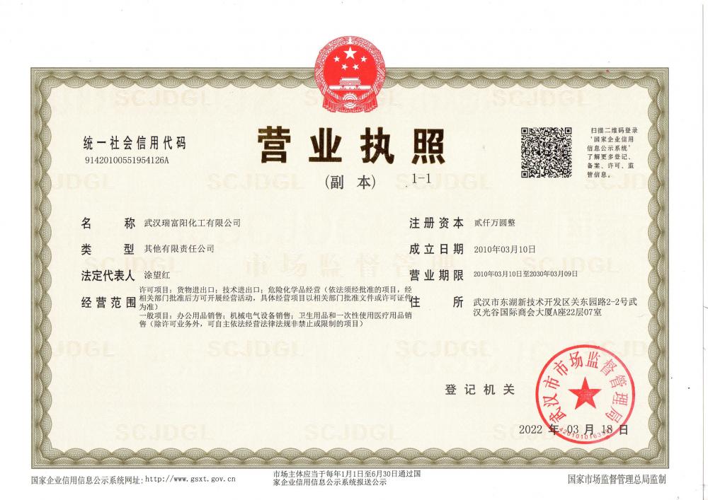 BUSINESS LICENSE