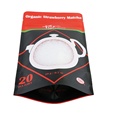 plastic food pouch zipper pvc frosted zipper bag black zip lock packaging reclosable resealable zipper bags1