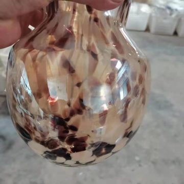New Colored Glass Vase by Human Blown