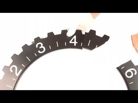 Gear Wall Clock Assembling