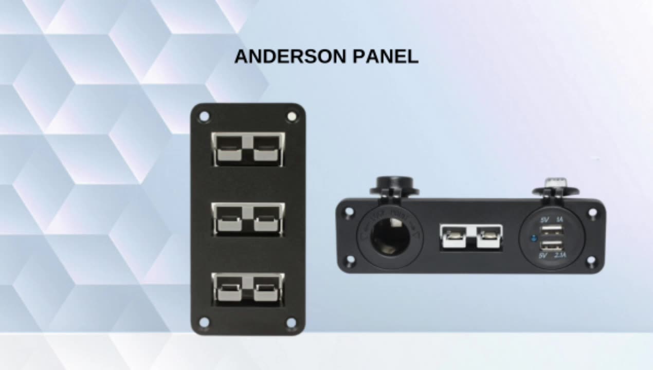 12/24V Πίνακας διακόπτη Anderson Style 50A Plug