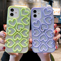 3D Love Heart Transparent Glitter Phone Case for Various iPhones1