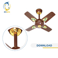 Best Industry Ceiling Fan 24 Inch with Decorative Strips1