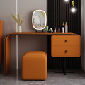 Retractable luxury dresser in master bedroom ins style bedroom small modern simple dressing table full set 0.8m1.2m1