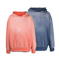 Vintage οξύ πλυμένο hoodie έθιμο το δικό σας λογότυπο κενό Sun Fader hoodie υπερμεγέθη τσέπη βαμβακερά πουλομπέρ1
