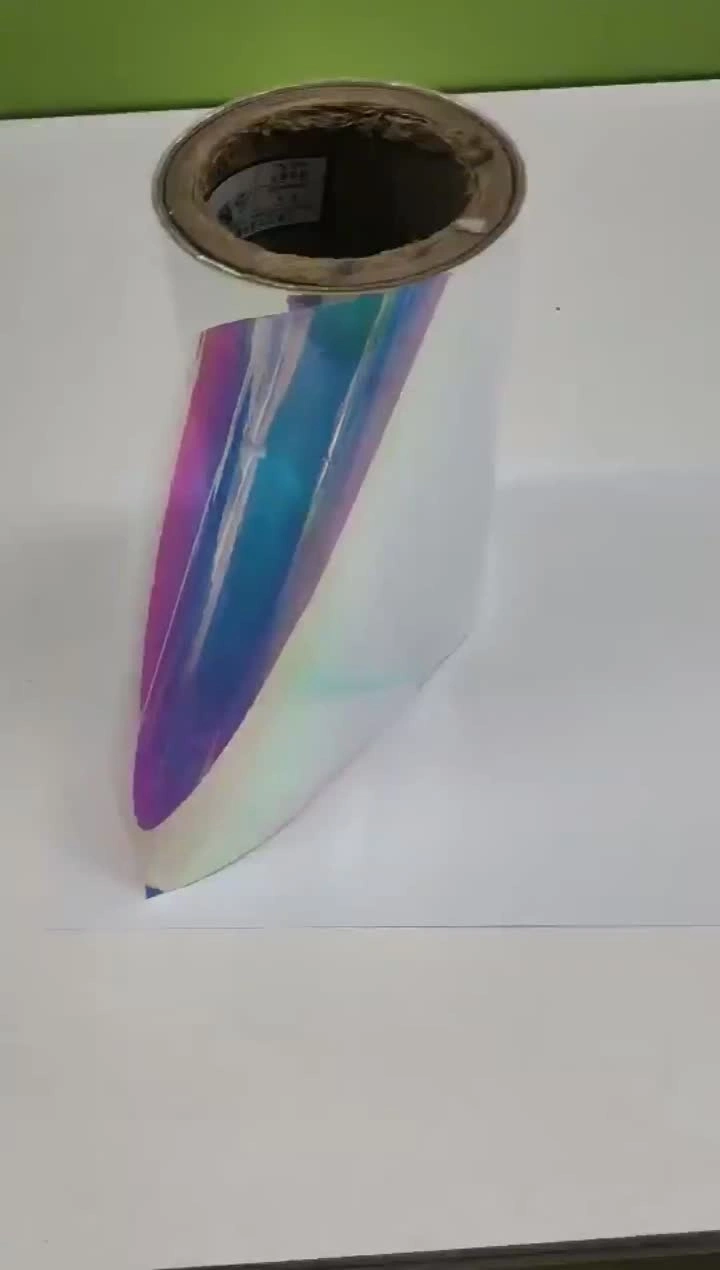 Eco-Friendly Rainbow Dichroic PET Iridescent Decorative Film China  Manufacturer