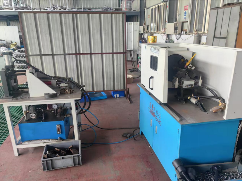 Pictures of the company's factory workshop