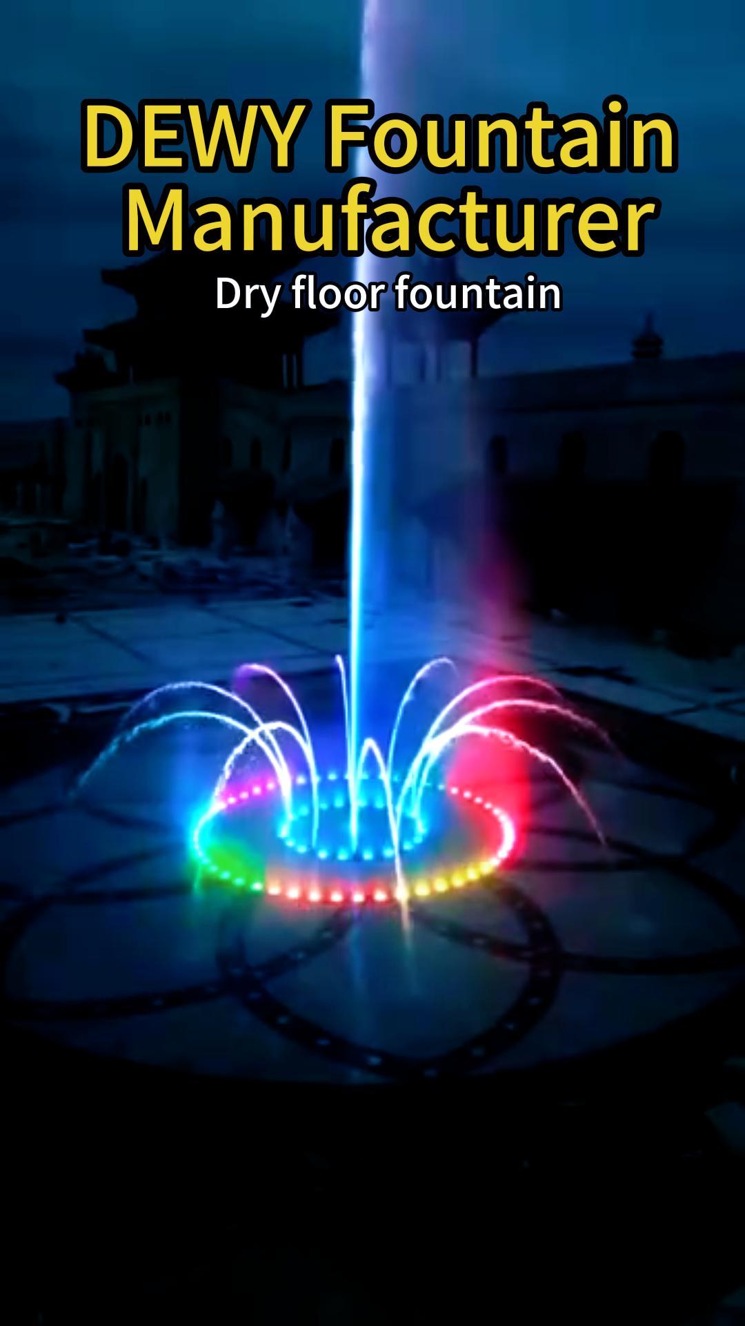 Fonte seca externa para pátios de jardim