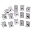 Neck Label for Garment: Printed Code Mark Size Number Clothing Labels & Woven Tags in Stock1